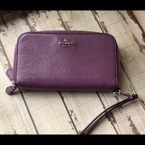 Coach double wallet